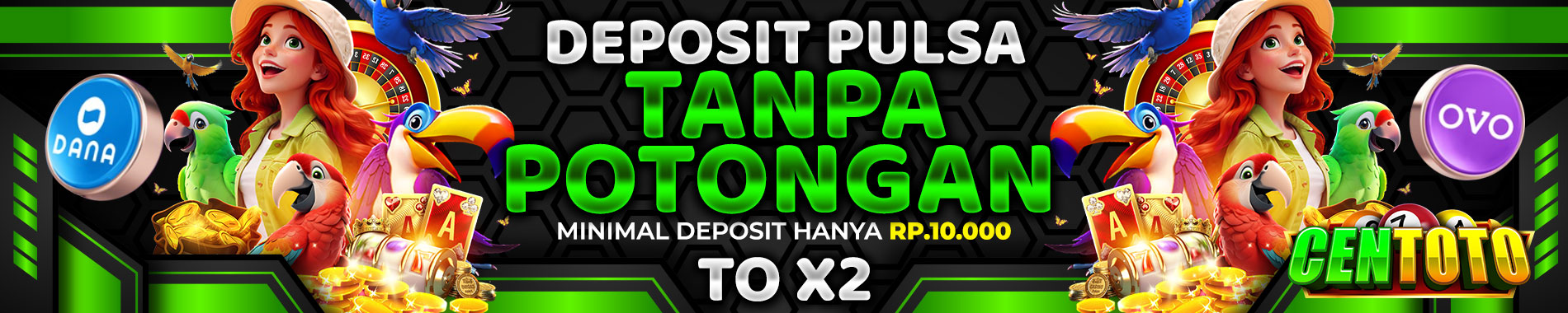 DEPOSIT PULSA TANPA POTONGAN